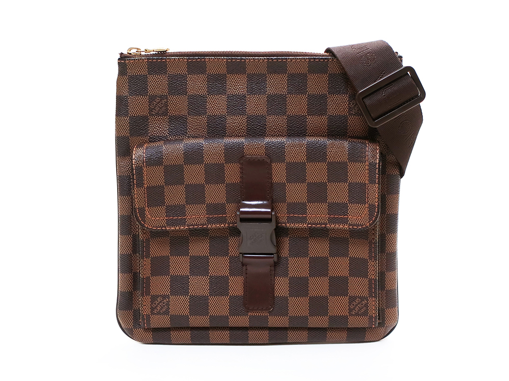 LOUIS VUITTON ルイヴィトン　
ポシェット メルヴィール N51127　
ダミエ エベヌ ショルダーバッグ　
【正規品】【美品】　
【買蔵】