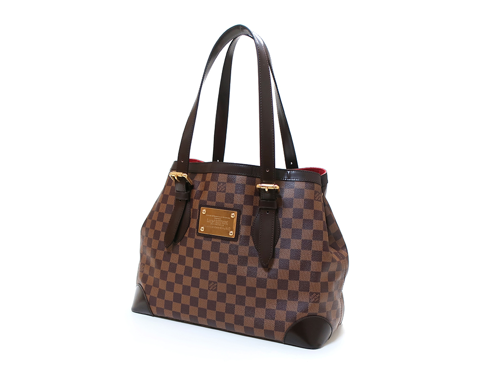 LOUIS VUITTON ルイヴィトン　
ハムステッド PM N51205 エベヌ ダミエ　
ハンドバッグ レディース 　
【正規品】【美品】 
【買蔵】バッグ