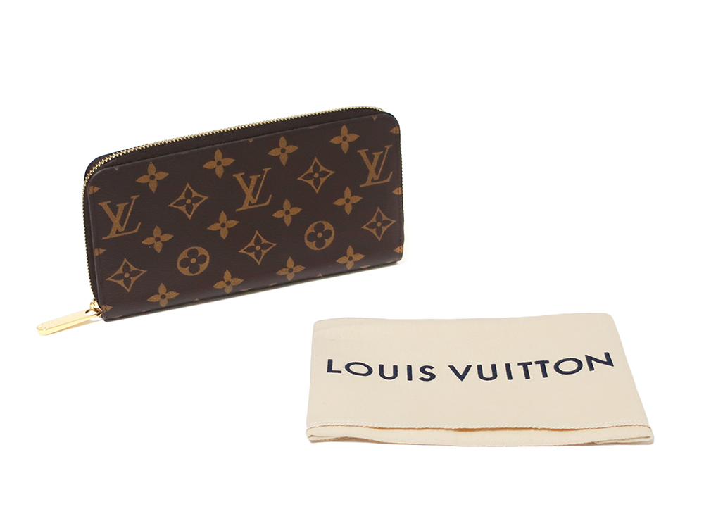 ファスナー△ LOUIS VUITTON ジッピーウォレット 長財布 M42616