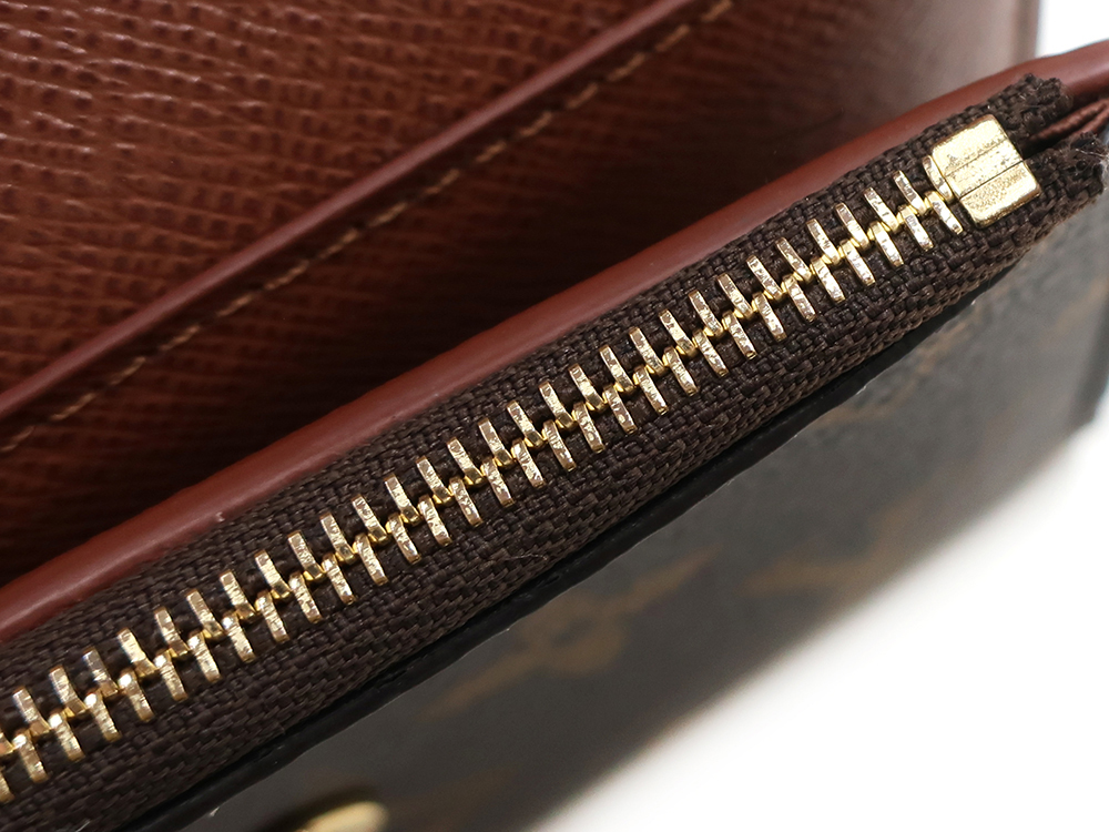ルイヴィトン モノグラム ポルトフォイユ・ヴィクトリーヌ 財布 M62472 RFID 内側ダメージ