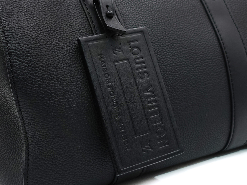 ルイヴィトン LVアエログラム シティ・キーポル ノワール M59255 ネームタグ