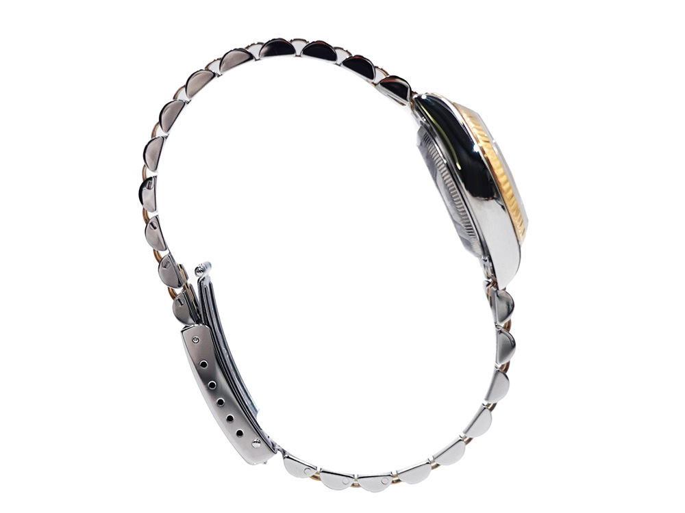 ロレックス デイトジャスト レディース シャンパンゴールド 10Pダイヤモンド 69173G 側面02