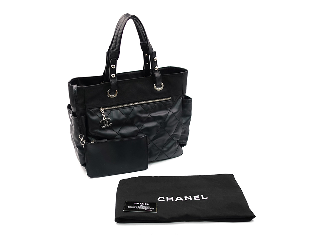 シャネル パリビアリッツ トートGM ブラック A34210 付属品