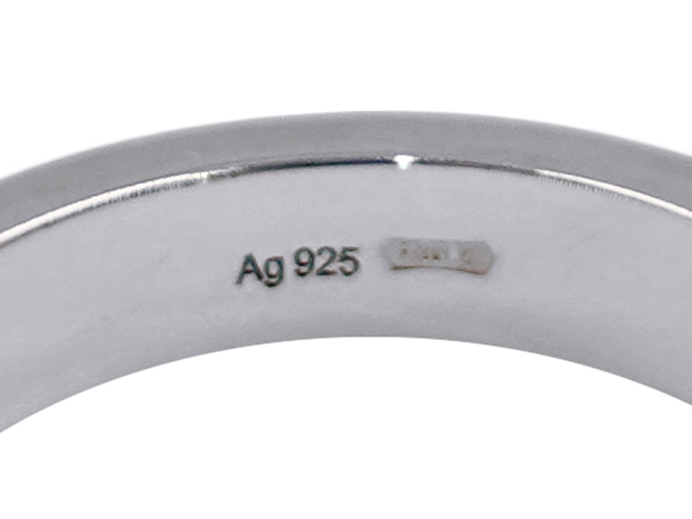 グッチ ゴースト リング Ag925 スターリングシルバー ‎477339 J8400 0701 刻印02