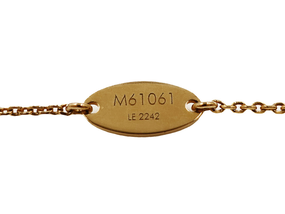 ルイヴィトン LV＆ME F･イニシャル ネックレス M61061 LE2242 刻印01