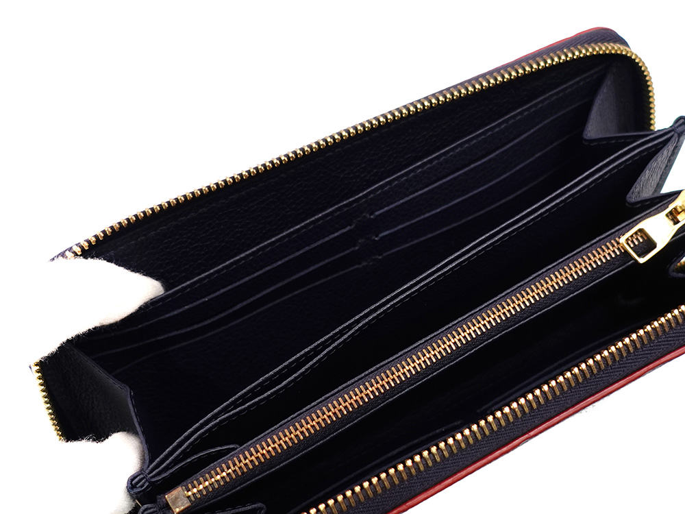 ルイヴィトン モノグラム・アンプラント ジッピー･ウォレット マリーヌルージュ 長財布 M62121 SP2189 オープンポケット03