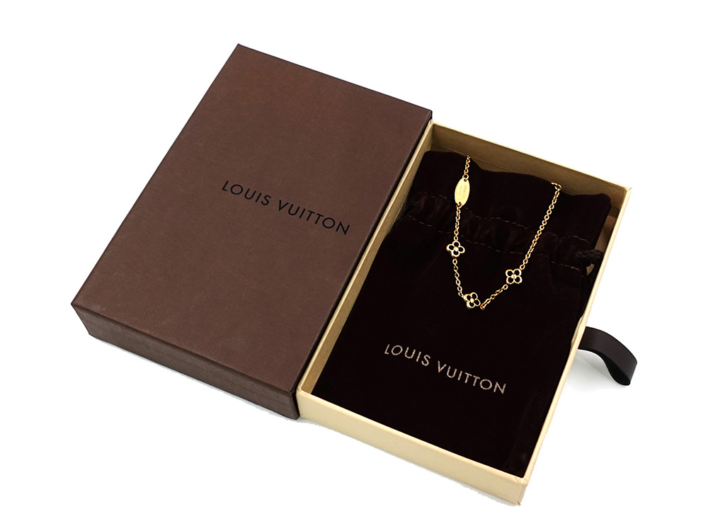 ルイヴィトン  フラワーフル・LVサークル ブレスレット ゴールド M68127 OB0195 付属品