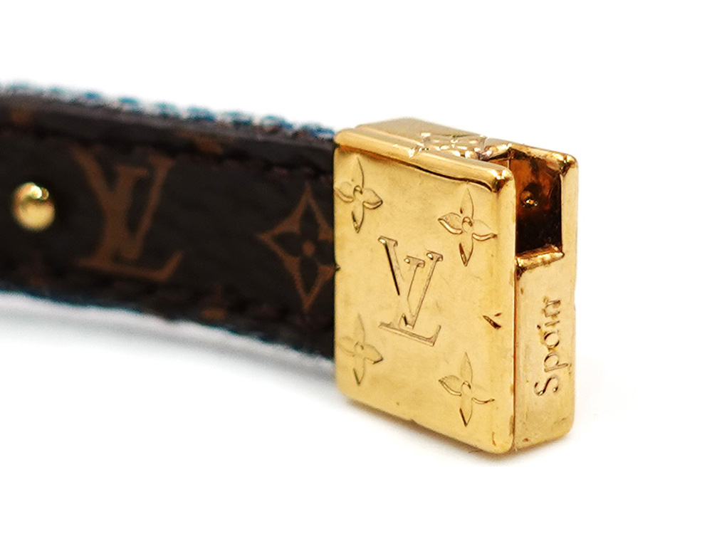 ルイヴィトン ブラスレ･LV サークル リバーシブル ブレスレット モノグラム×ブルー M6561F BC0159 特徴01