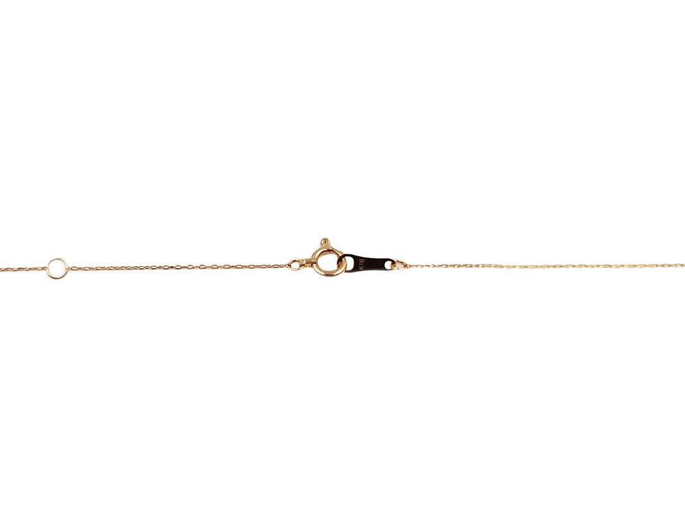 ジュエリー イエローゴールド ダイヤモンド ハート ネックレス ダイヤ0.30ct 金具01