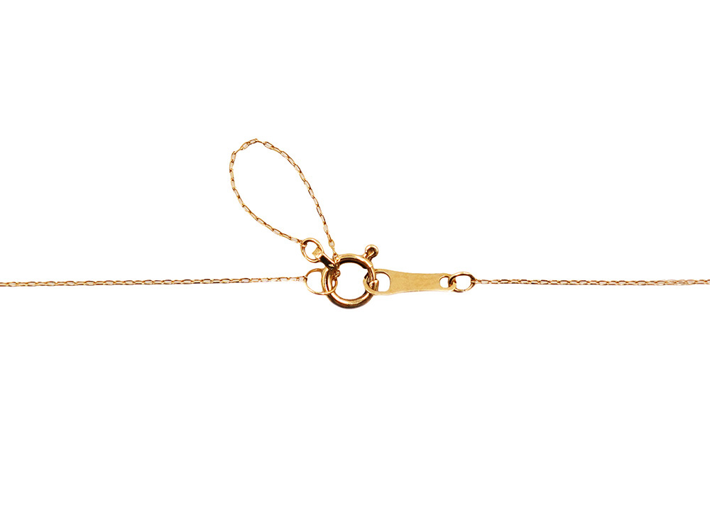 ジュエリー イエローゴールド ダイヤモンド ハート ネックレス ダイヤ0.30ct 金具02