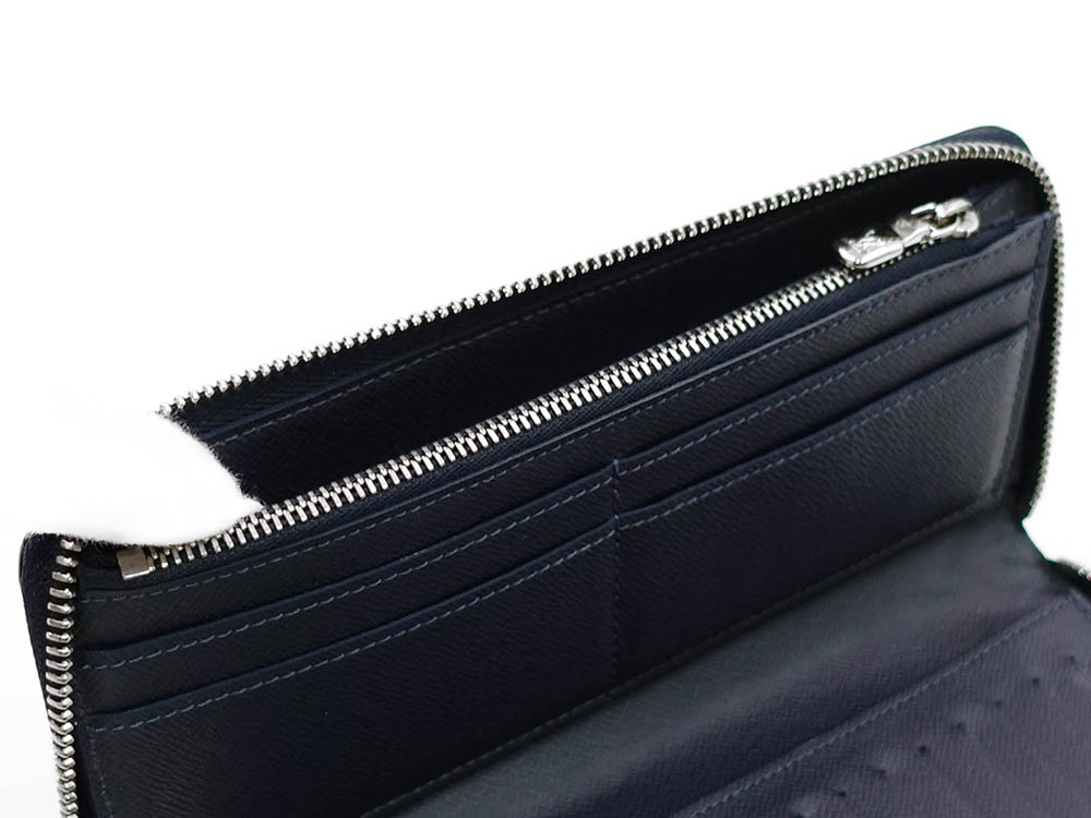 ルイヴィトン タイガ ジッピーウォレット・ヴェルティカル ブルーマリーヌ 長財布 M30510 LM0271 オープンポケット01