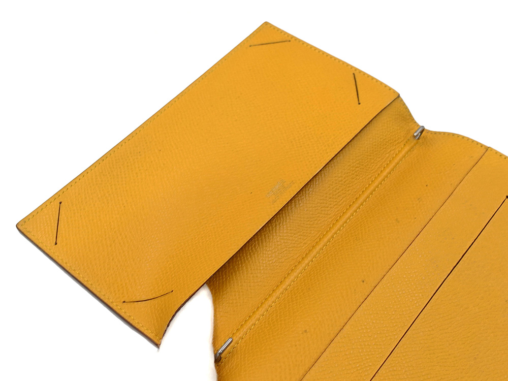 エルメス アジャンダ 手帳カバー エプソン ゴールド オープンポケット01