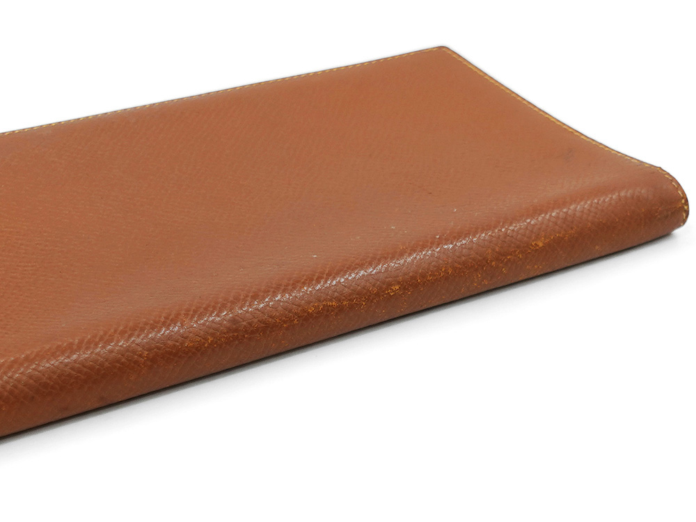 エルメス アジャンダ 手帳カバー エプソン ゴールド 外側ダメージ03