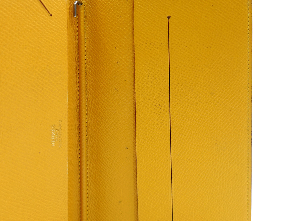 エルメス アジャンダ 手帳カバー エプソン ゴールド 内側ダメージ02