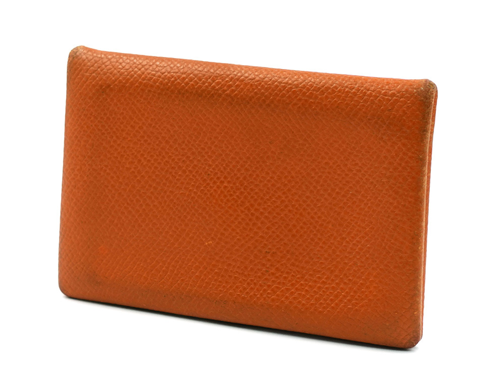 エルメス カルヴィ カードケース エプソン オレンジ系 トップ