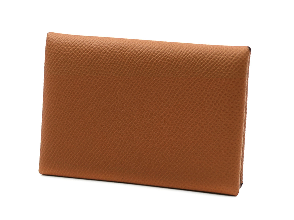 エルメス カルヴィ デュオ カード コインケース  エプソン ゴールド トップ