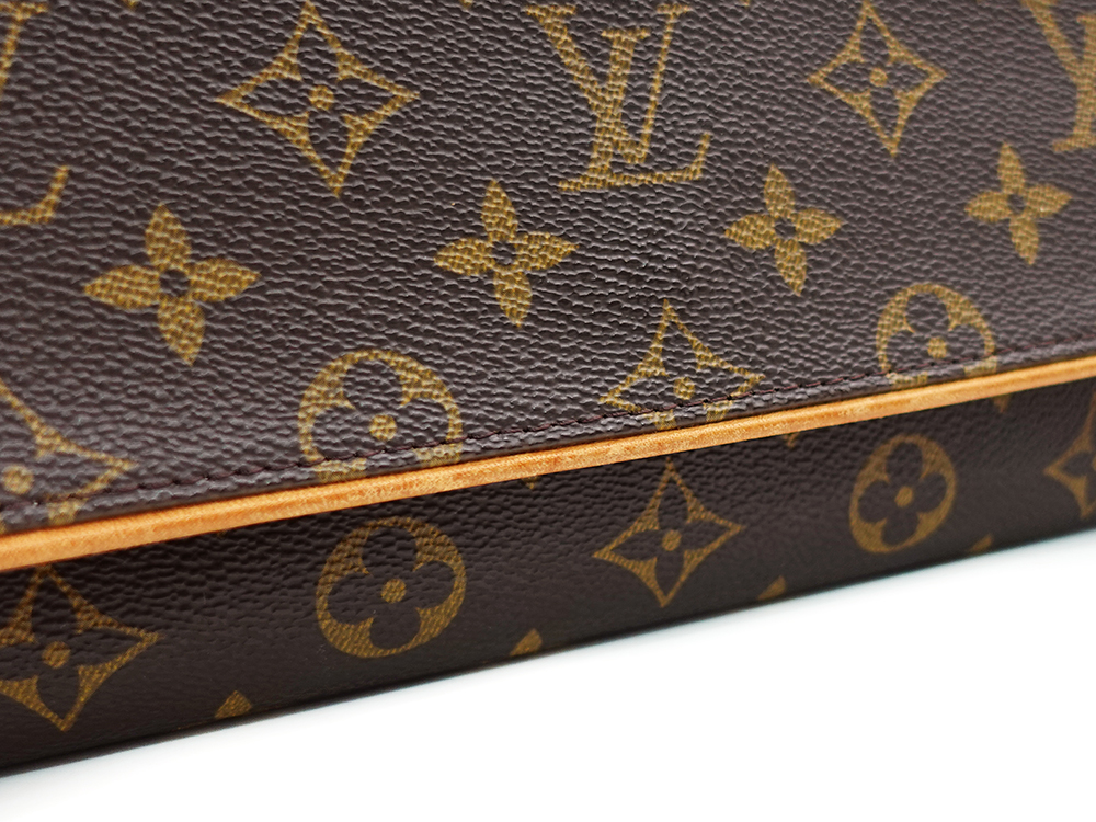 ルイヴィトン モノグラム ポシェットツインGM M51852 CA0010 外側ダメージ01