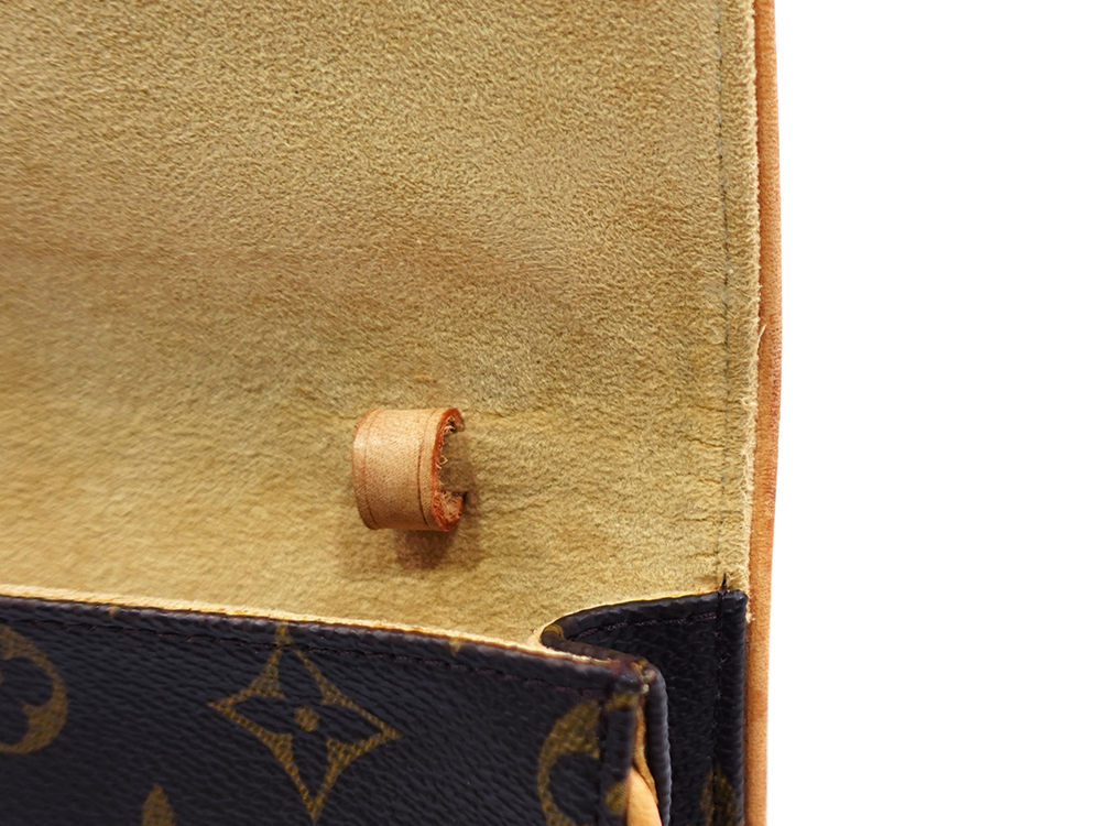 ルイヴィトン モノグラム ポシェットツインGM M51852 CA0010 内側ダメージ02
