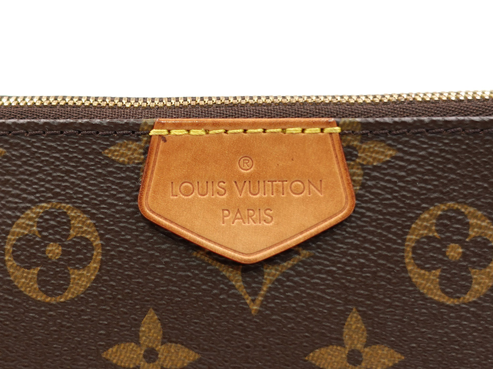 ルイヴィトン モノグラム ミュルティ・ポシェット・アクセソワール M44840 RFID 外側ダメージ01