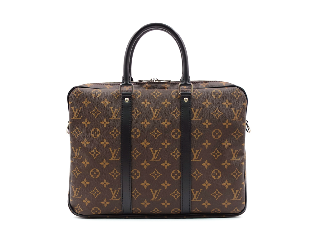 ルイヴィトン モノグラム・マカサー ポルト ドキュマン・ヴォワヤージュPM PDV PM M52005 GI2149 正面