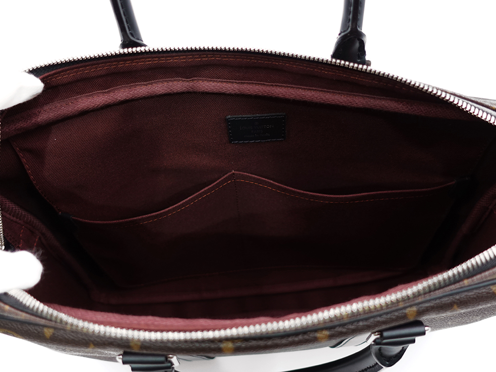 ルイヴィトン モノグラム・マカサー ポルト ドキュマン・ヴォワヤージュPM PDV PM M52005 GI2149 オープンポケット01