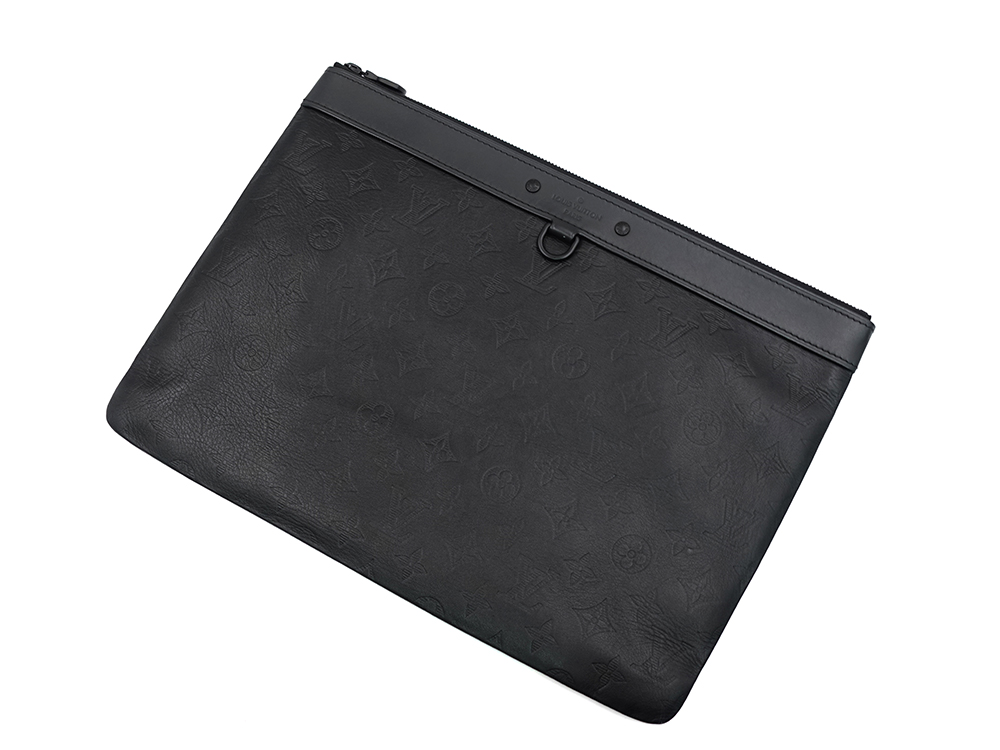 ルイヴィトン モノグラム・シャドウ ポシェット ・ディスカバリー ノワール M62903 UB0280 上面