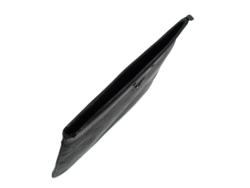 ルイヴィトン モノグラム・シャドウ ポシェット ・ディスカバリー ノワール M62903 UB0280 開口部開