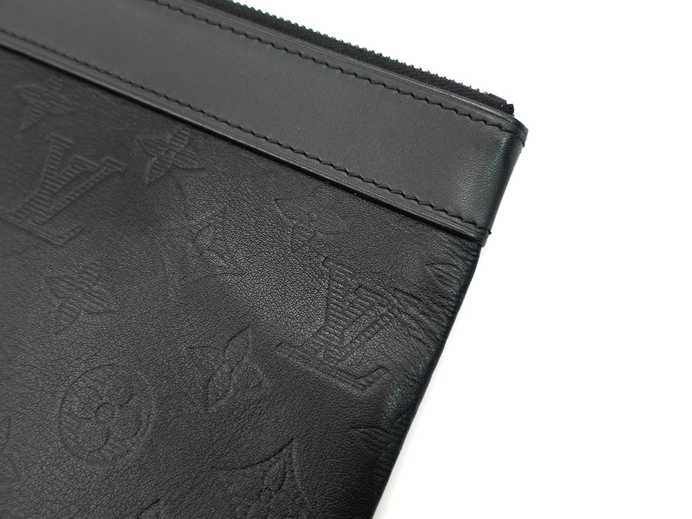 ルイヴィトン モノグラム・シャドウ ポシェット ・ディスカバリー ノワール M62903 UB0280 外側ダメージ04