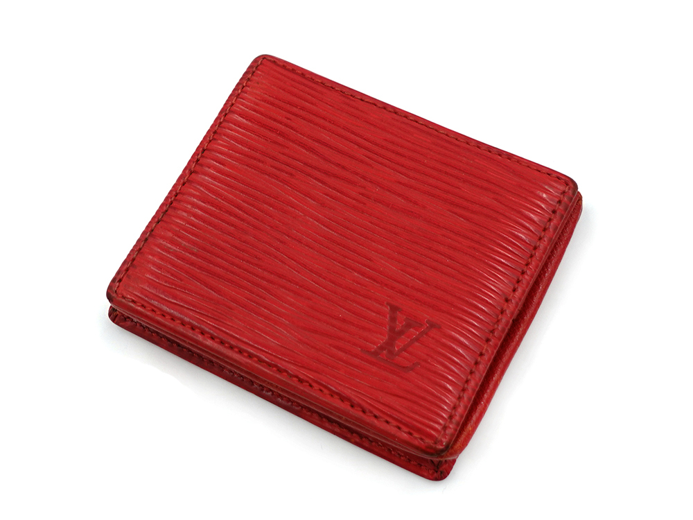 ルイヴィトン エピ ポルト モネ・ボワット カスティリアンレッド コインケース M63697 MI1917 上面