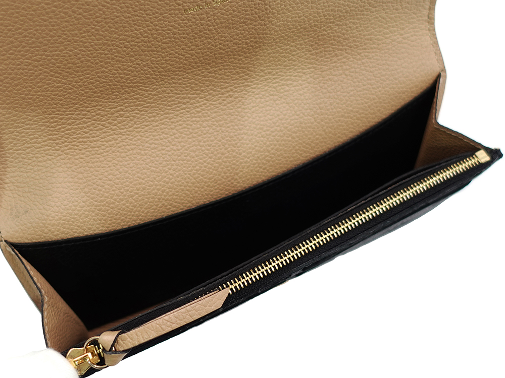 ルイヴィトン モノグラム・アンプラント ポルトフォイユ・エミリー ノワール 長財布 M62369 CA0231 内面