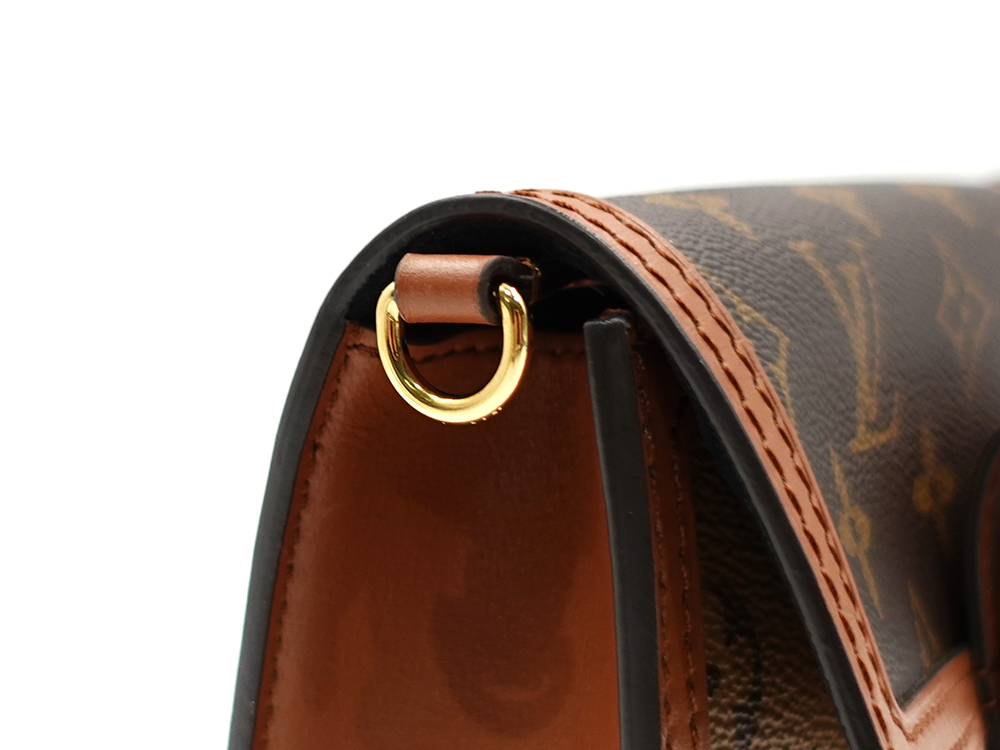 ルイヴィトン モノグラム×モノグラム・リバース ポルトフォイユ・ドーフィーヌ チェーンウォレット M68746 RFID 金具01