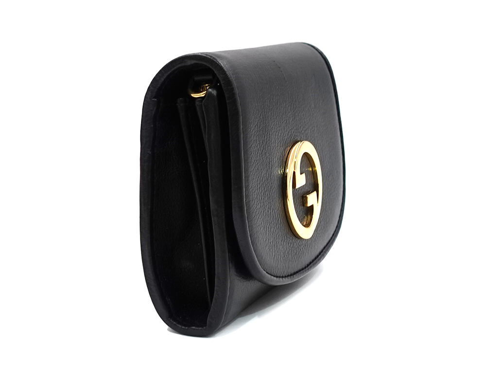 グッチ ブロンディ ミディアム チェーンウォレット ブラック 725219 側面02