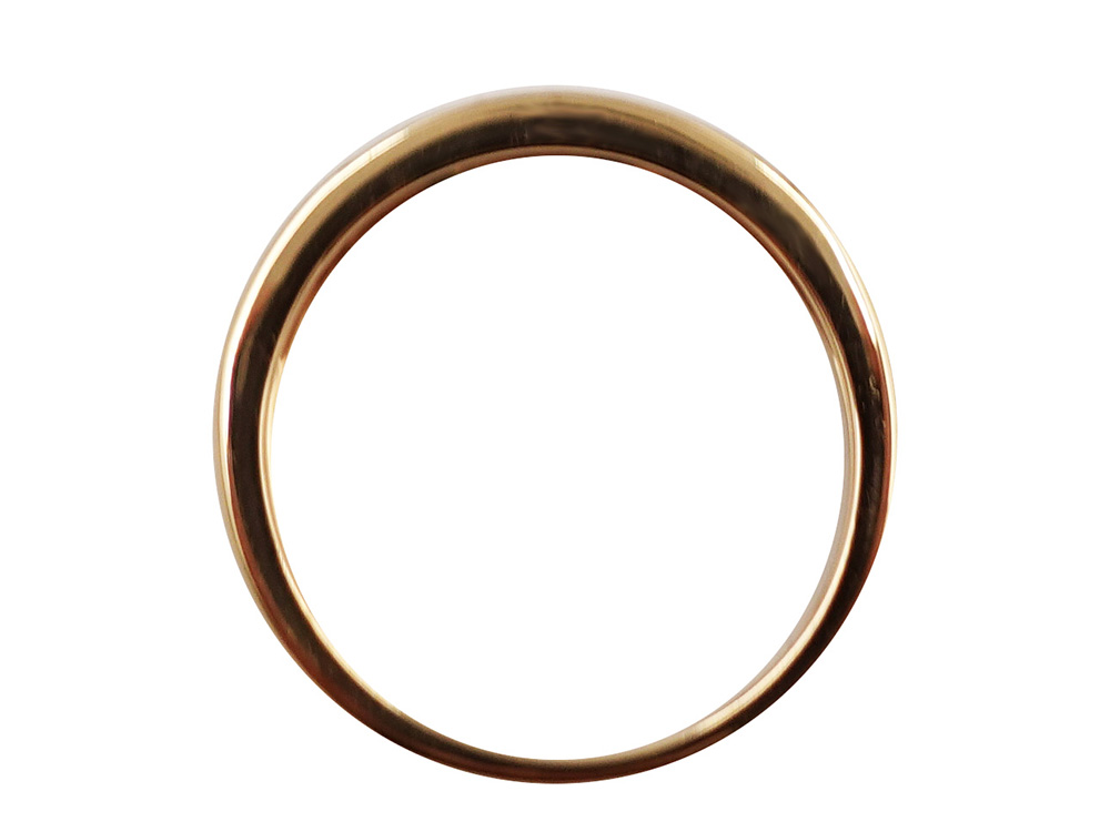 ジュエリー イエローゴールド エタニティ ダイヤモンド リング ダイヤ0.30ct 2.2g 上面