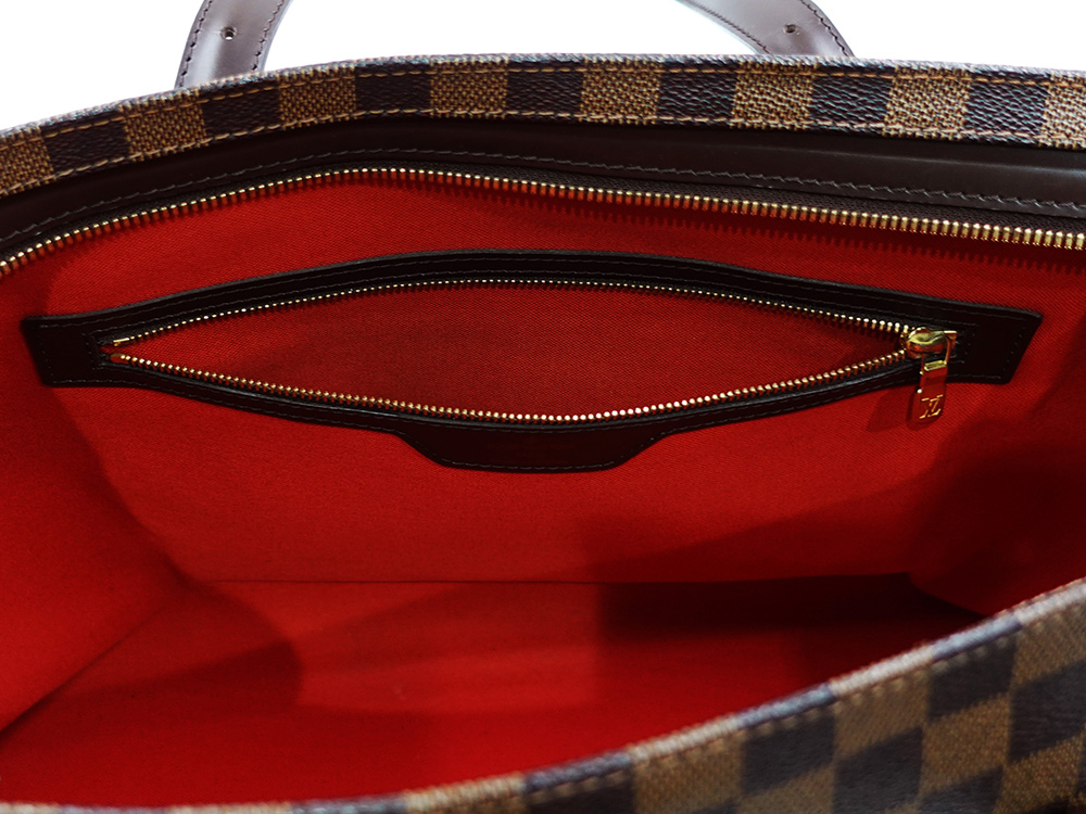 ルイヴィトン ダミエ エベヌ チェルシー N51119 TH0096 ファスナーポケット