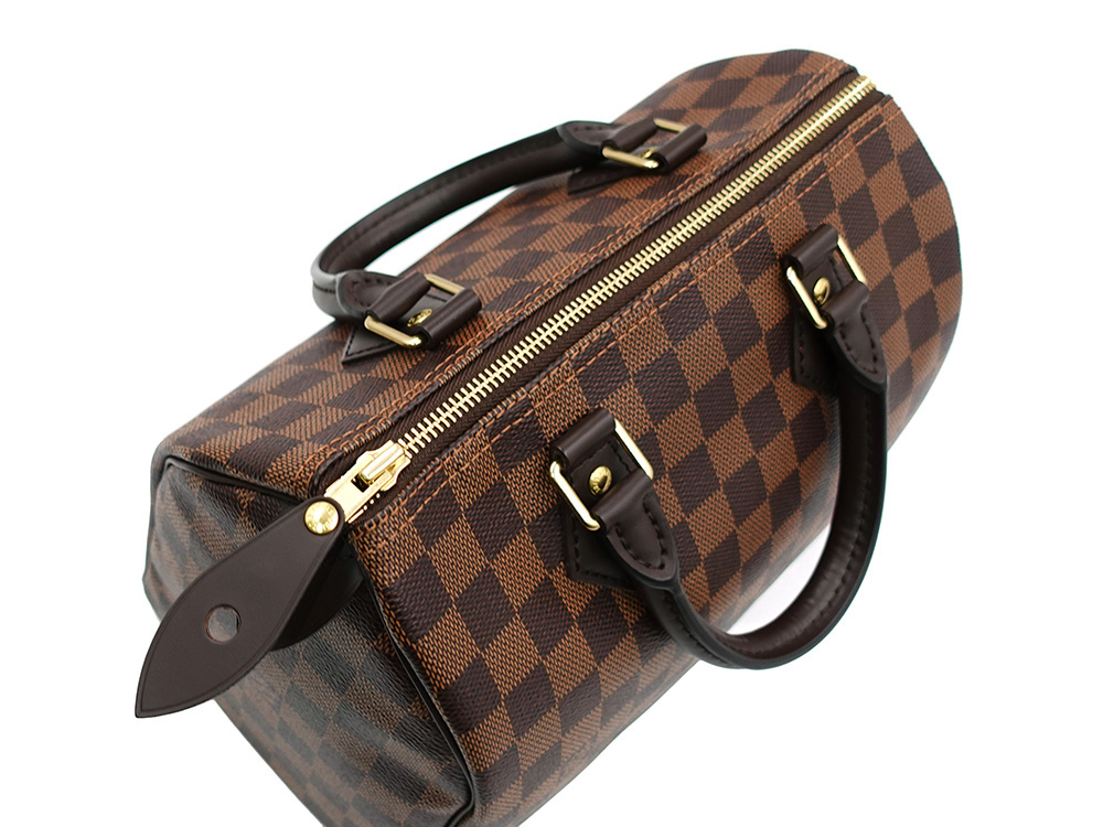 ルイヴィトン ダミエ エベヌ スピーディ25 N41365 RFID 開口部閉