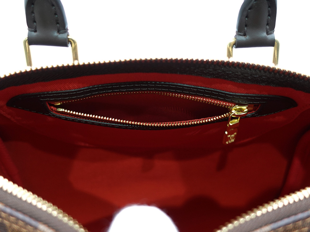 ルイヴィトン ダミエ エベヌ スピーディ25 N41365 RFID ファスナーポケット