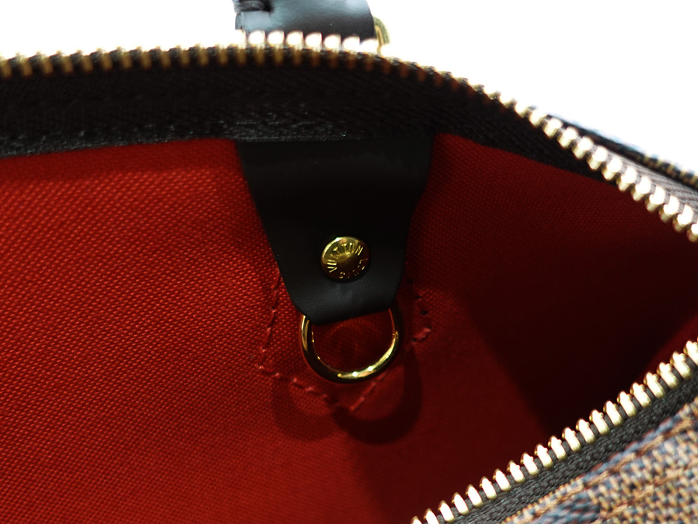 ルイヴィトン ダミエ エベヌ スピーディ25 N41365 RFID Dリング