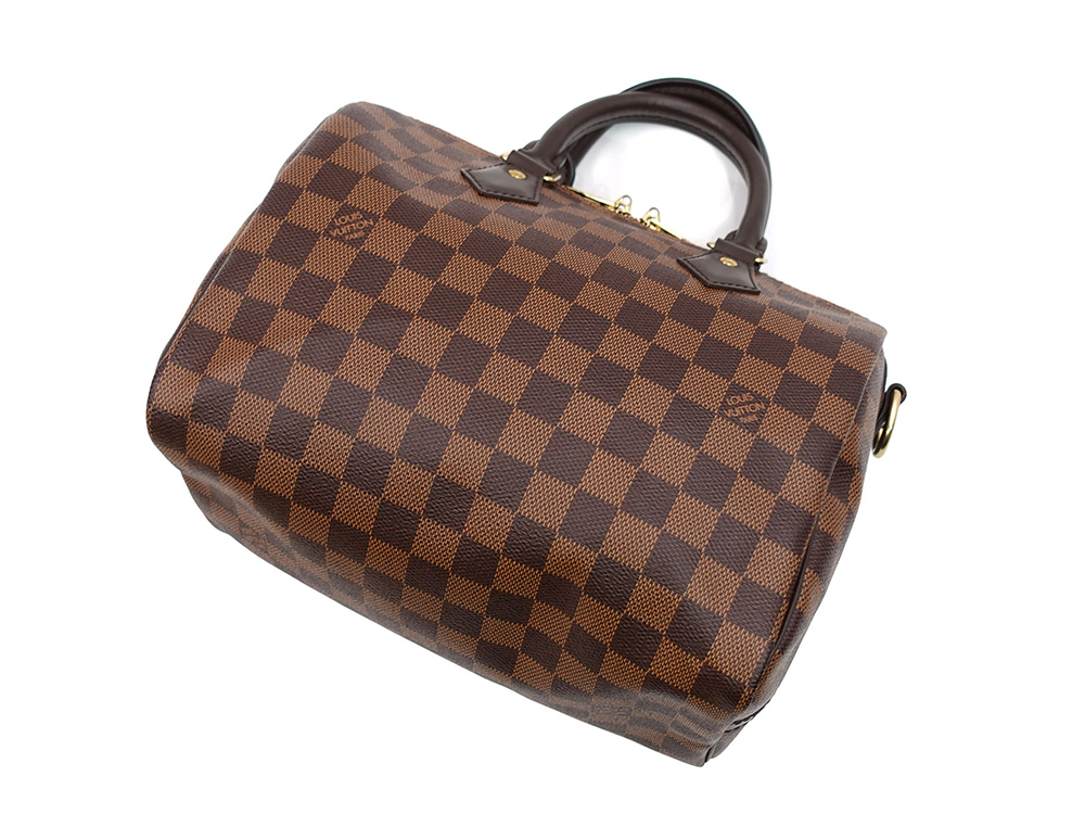 ルイヴィトン ダミエ エベヌ スピーディ・バンドリエール25 N40575 RFID 上面