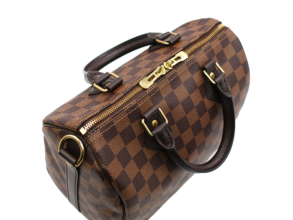 ルイヴィトン ダミエ エベヌ スピーディ・バンドリエール25 N40575 RFID 開口部閉