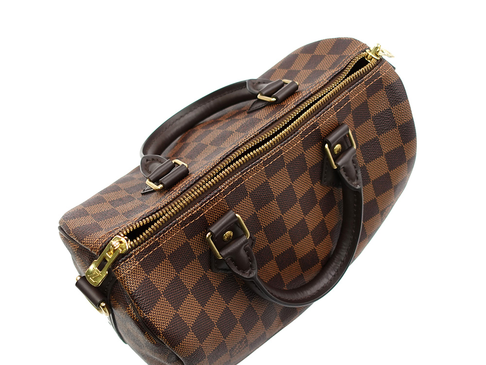 ルイヴィトン ダミエ エベヌ スピーディ・バンドリエール25 N40575 RFID 開口部開