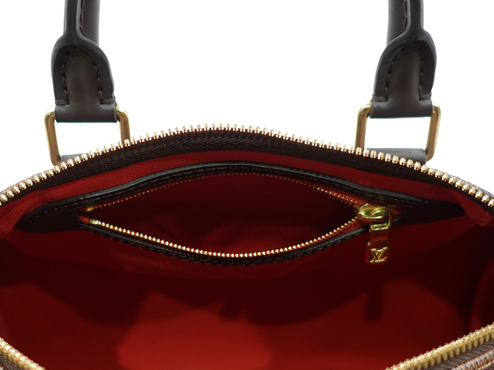 ルイヴィトン ダミエ エベヌ スピーディ・バンドリエール25 N40575 RFID ファスナーポケット