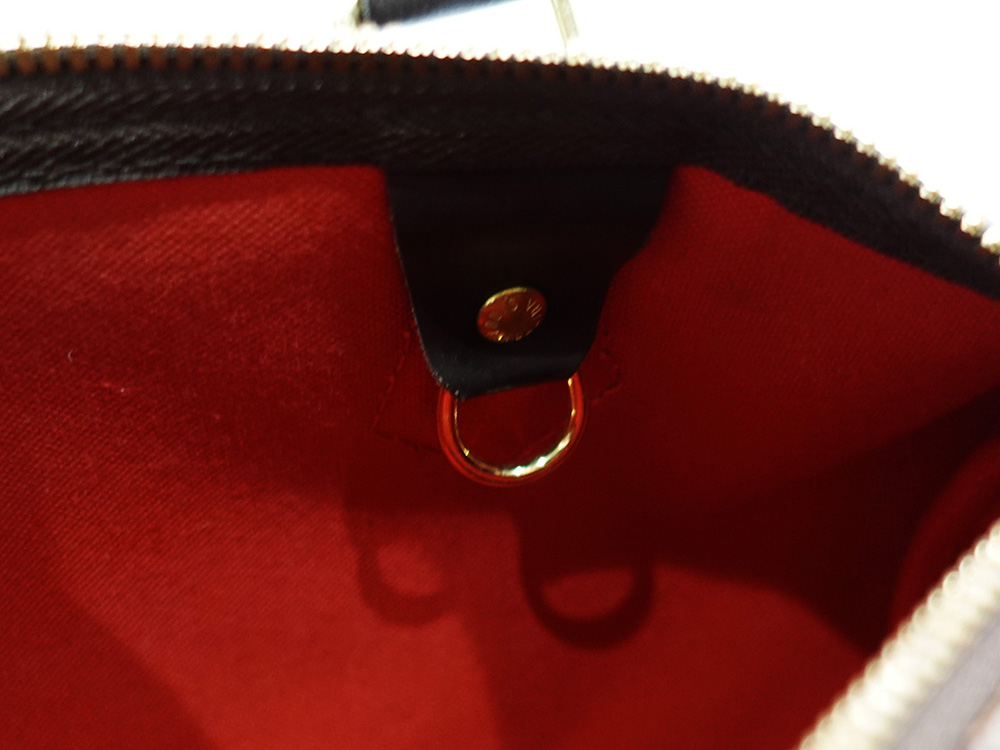 ルイヴィトン ダミエ エベヌ スピーディ・バンドリエール25 N40575 RFID Dリング