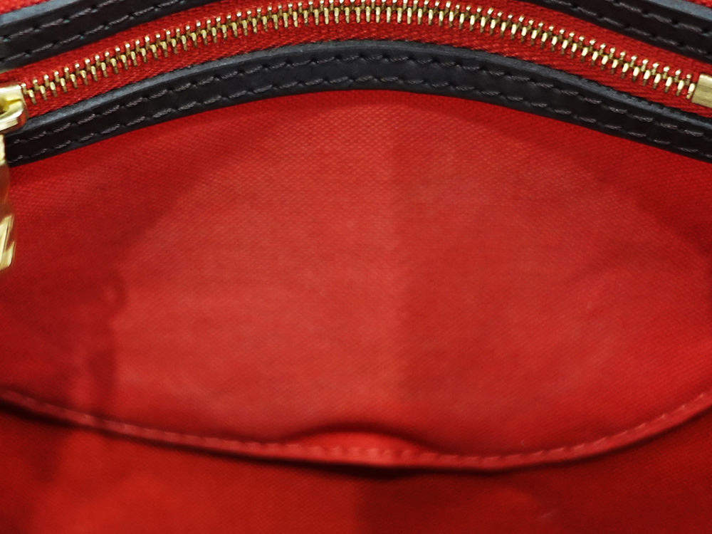 ルイヴィトン ダミエ エベヌ スピーディ・バンドリエール25 N40575 RFID 内側ダメージ02