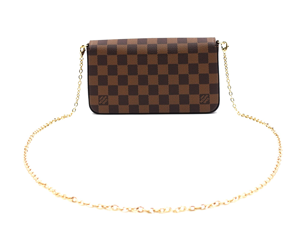 ルイヴィトン ダミエ エベヌ ポシェット・フェリシー N40492 RFID 背面