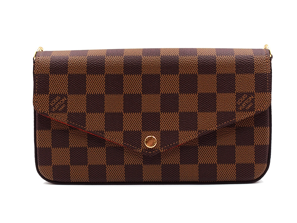 ルイヴィトン ダミエ エベヌ ポシェット・フェリシー N40492 RFID 正面02