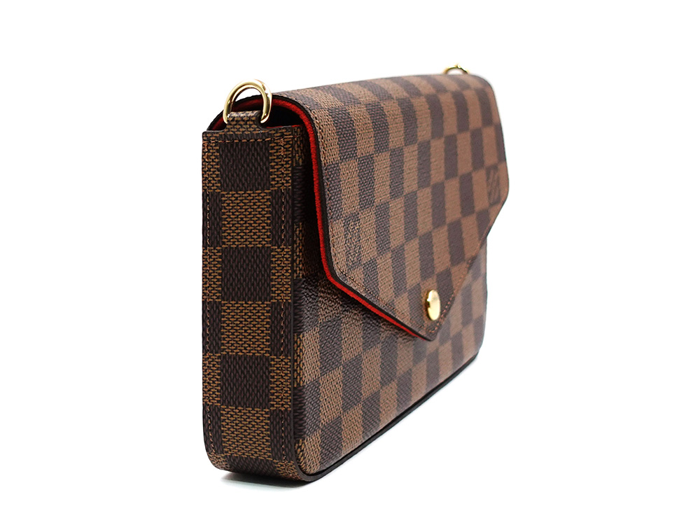 ルイヴィトン ダミエ エベヌ ポシェット・フェリシー N40492 RFID 側面02