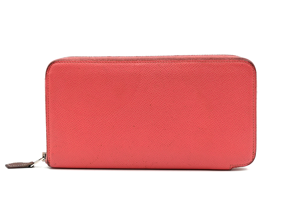 エルメス アザップ シルクイン エプソン 長財布 ピンク系 正面