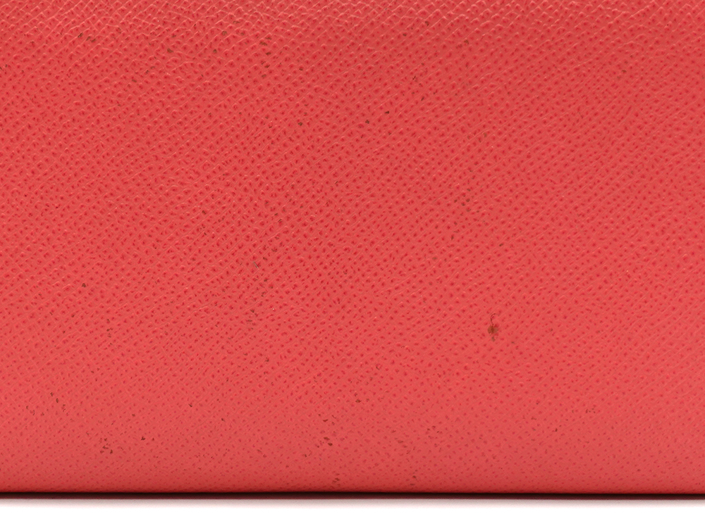 エルメス アザップ シルクイン エプソン 長財布 ピンク系 外側ダメージ09