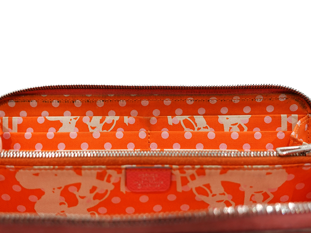 エルメス アザップ シルクイン エプソン 長財布 ピンク系 内側ダメージ04