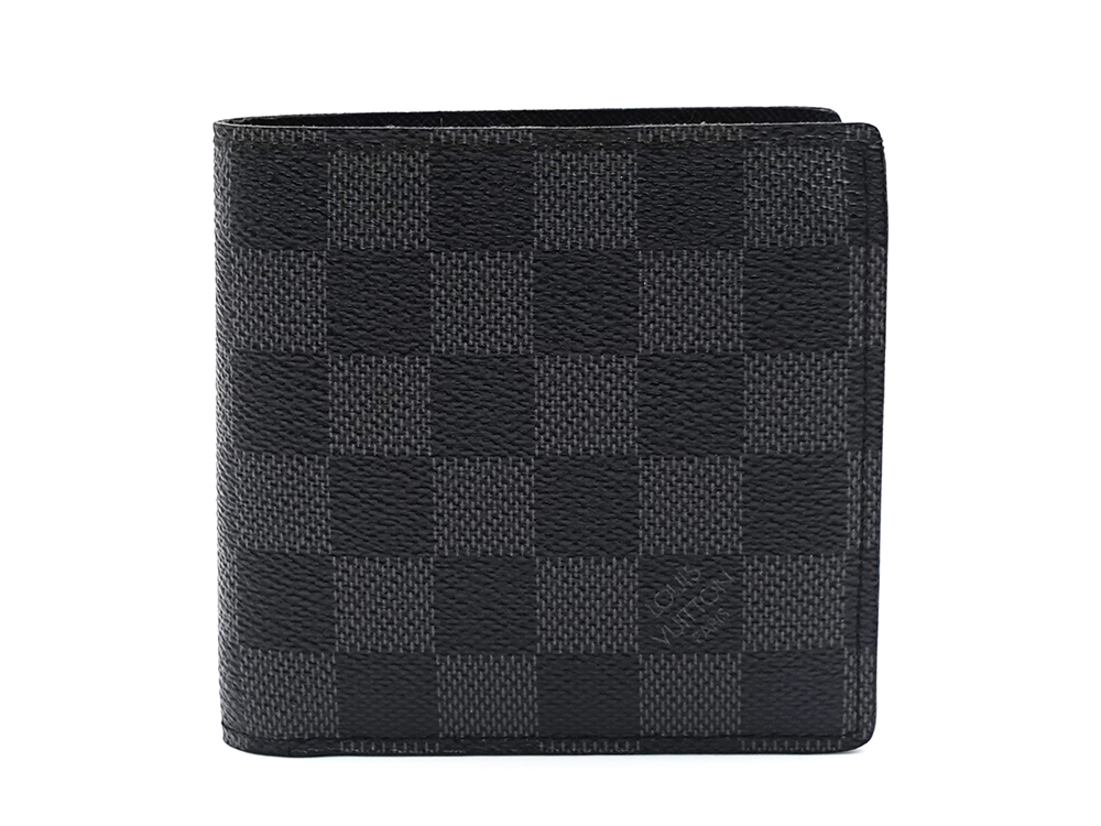 ルイヴィトン ダミエ グラフィット ポルトフォイユ・マルコ 財布 N62664 CA4039 正面